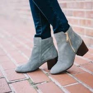 Grey Tommy Hilfiger booties